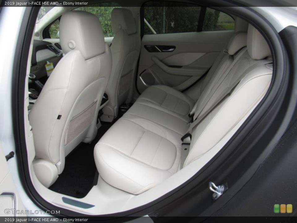 Ebony Interior Rear Seat for the 2019 Jaguar I-PACE HSE AWD #132119440