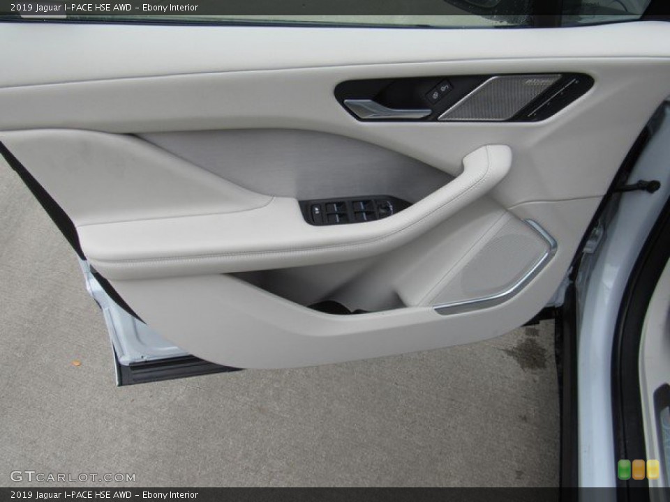 Ebony Interior Door Panel for the 2019 Jaguar I-PACE HSE AWD #132119642
