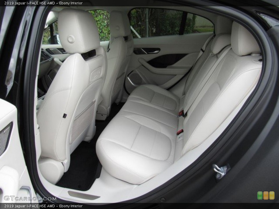 Ebony Interior Rear Seat for the 2019 Jaguar I-PACE HSE AWD #132120163
