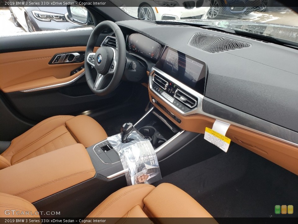 Cognac Interior Dashboard for the 2019 BMW 3 Series 330i xDrive Sedan #132120739