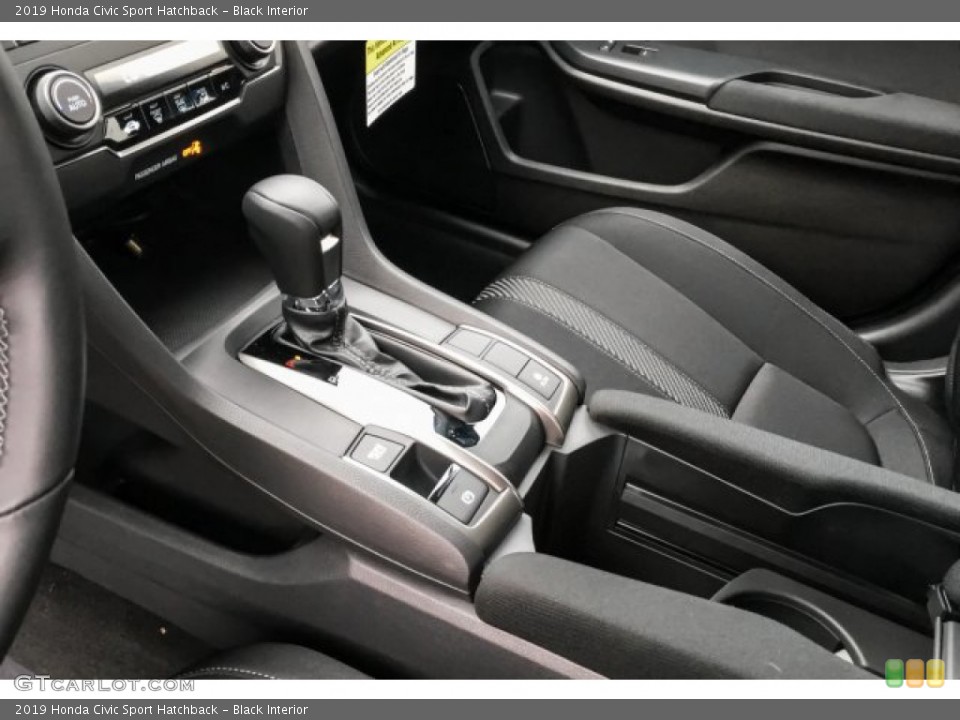 Black Interior Transmission for the 2019 Honda Civic Sport Hatchback #132123249