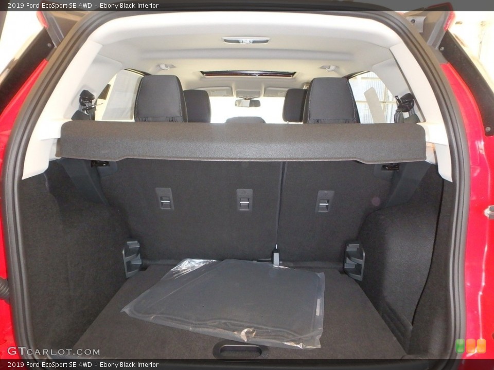 Ebony Black Interior Trunk for the 2019 Ford EcoSport SE 4WD #132126916