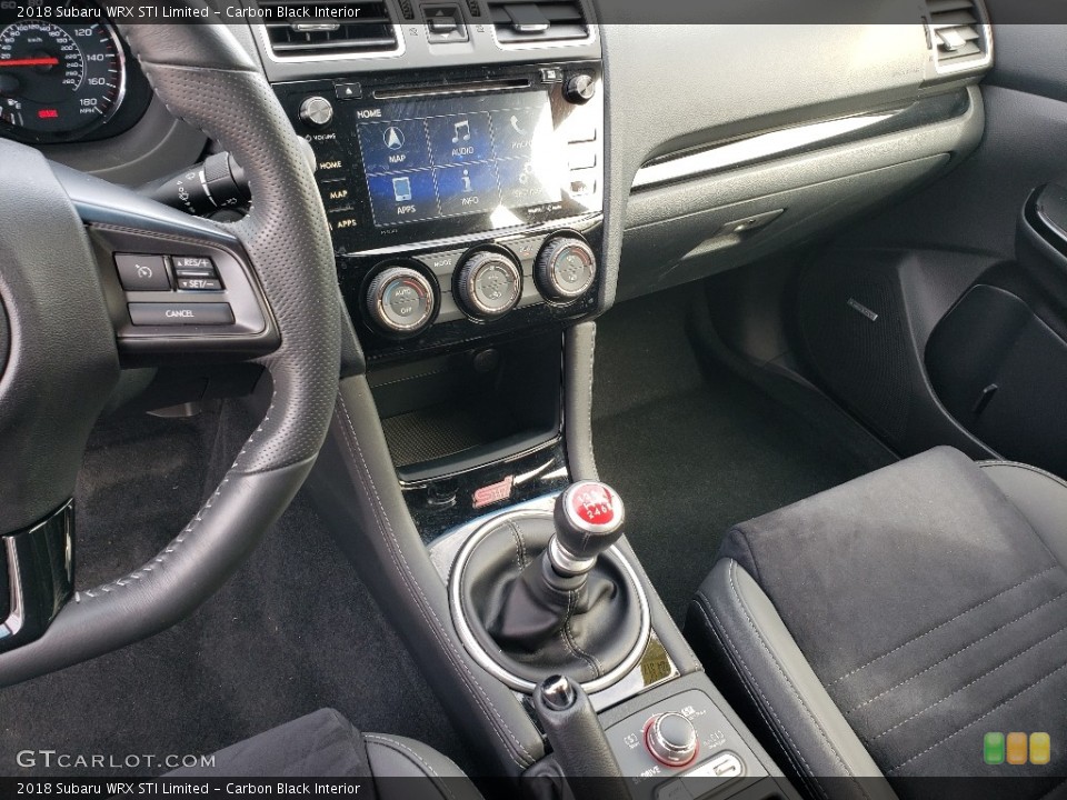 Carbon Black Interior Controls for the 2018 Subaru WRX STI Limited #132128584