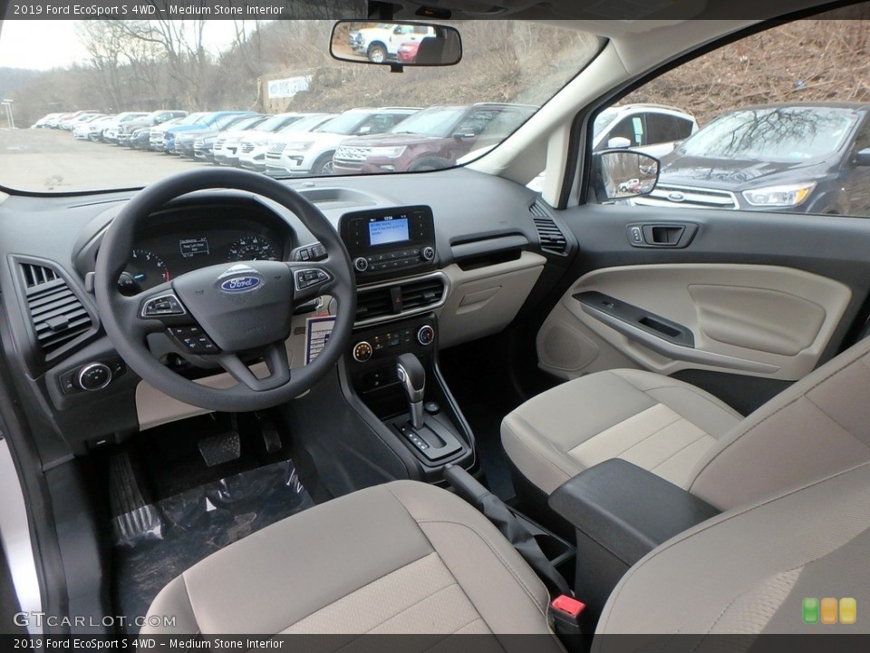 Medium Stone Interior Photo for the 2019 Ford EcoSport S 4WD #132138796