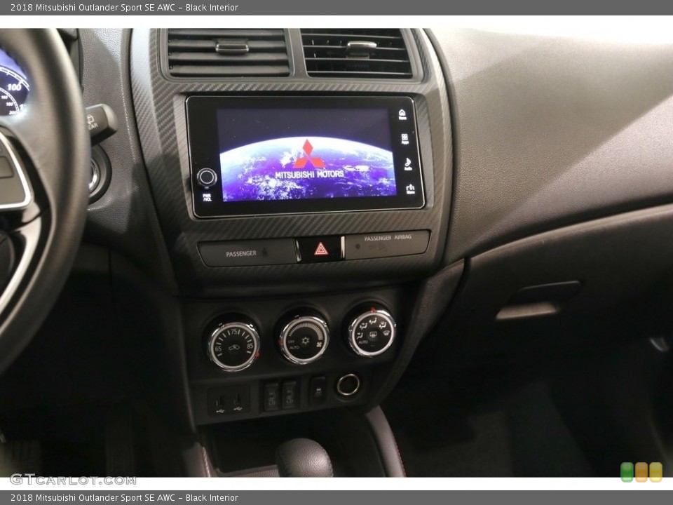 Black Interior Controls for the 2018 Mitsubishi Outlander Sport SE AWC #132150271