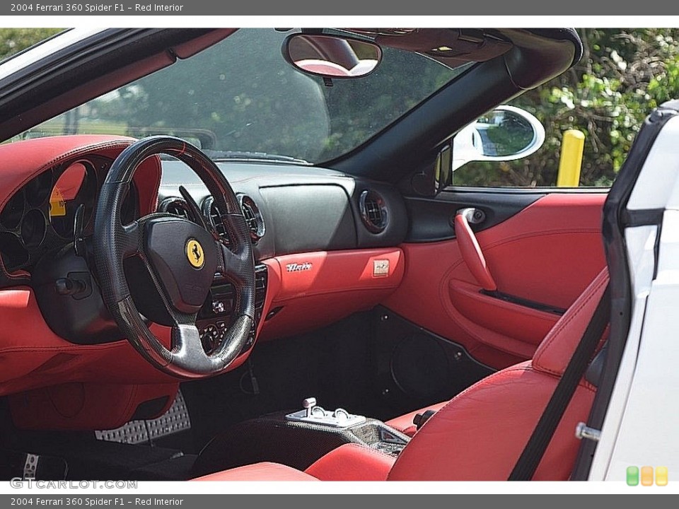Red Interior Dashboard for the 2004 Ferrari 360 Spider F1 #132156897