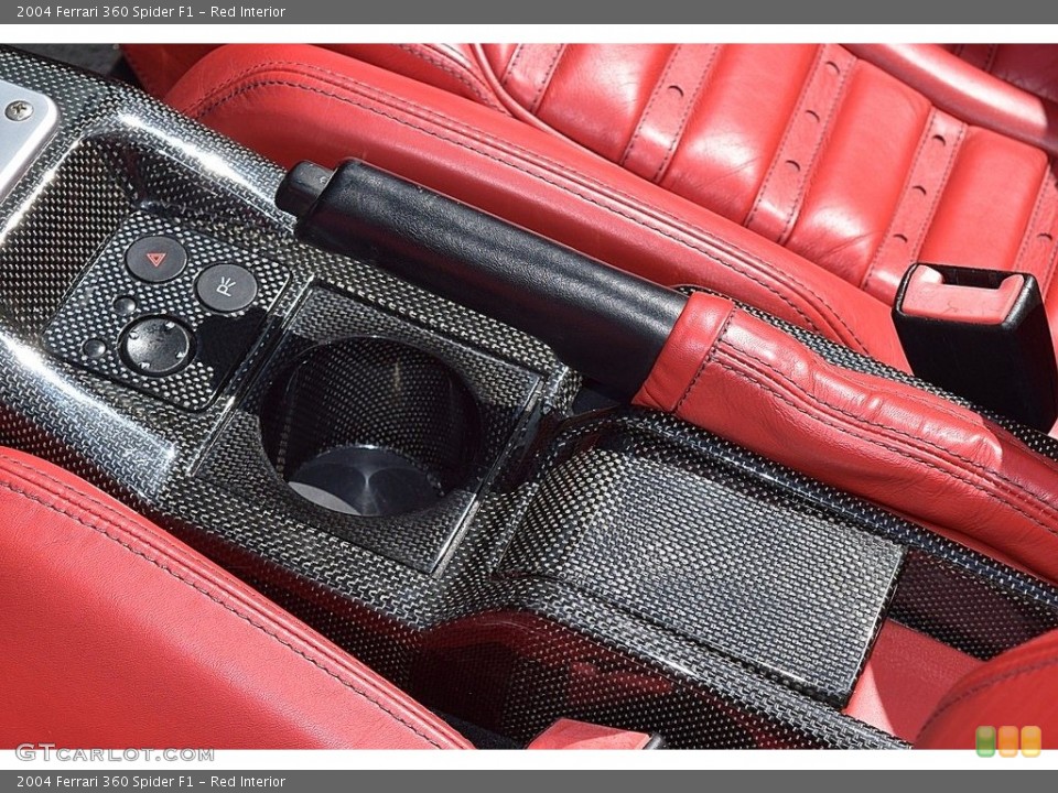 Red Interior Controls for the 2004 Ferrari 360 Spider F1 #132157038