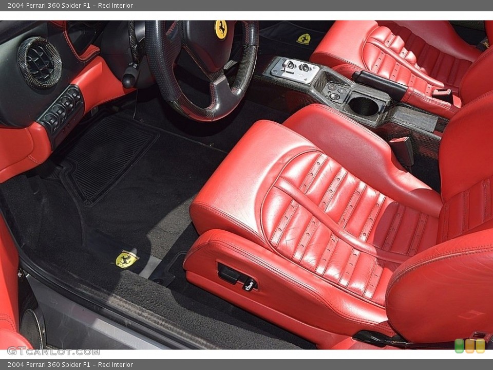Red Interior Front Seat for the 2004 Ferrari 360 Spider F1 #132157161