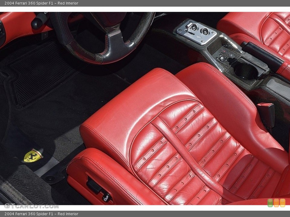 Red Interior Front Seat for the 2004 Ferrari 360 Spider F1 #132157209