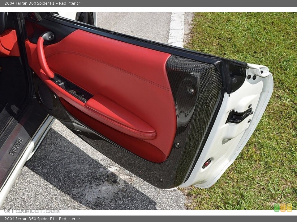 Red Interior Door Panel for the 2004 Ferrari 360 Spider F1 #132157461