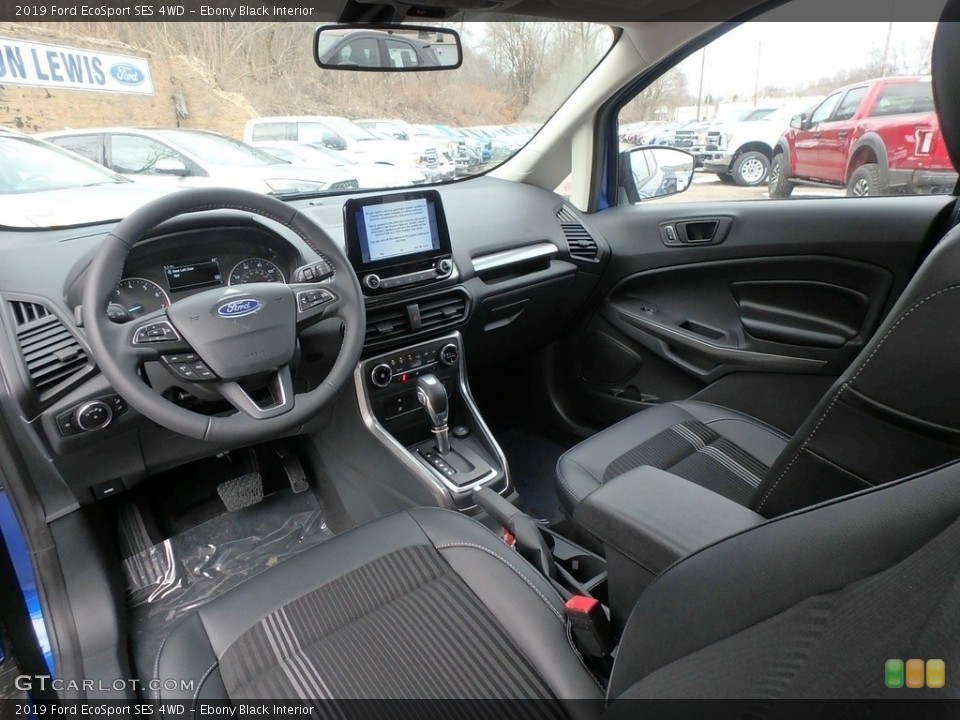 Ebony Black Interior Photo for the 2019 Ford EcoSport SES 4WD #132158325