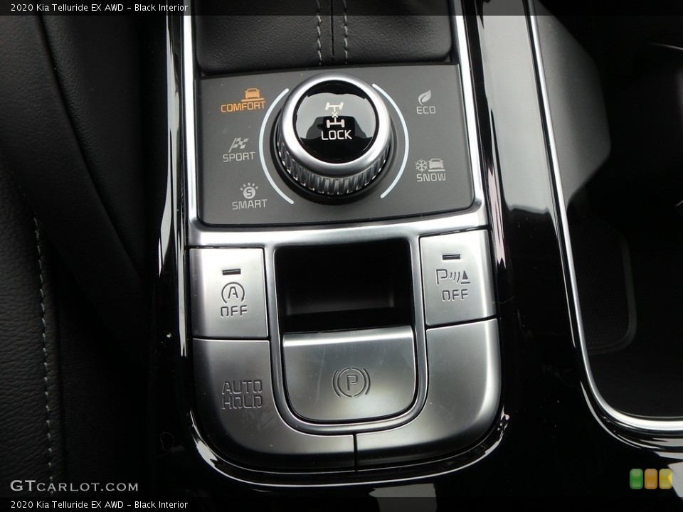 Black Interior Controls for the 2020 Kia Telluride EX AWD #132160762