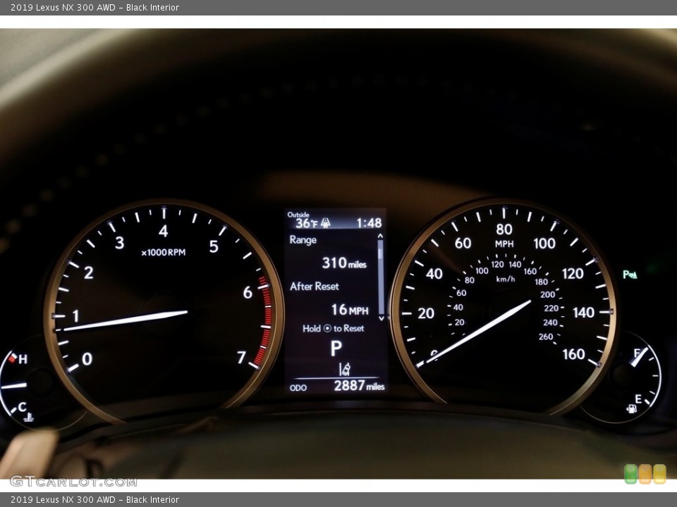 Black Interior Gauges for the 2019 Lexus NX 300 AWD #132162528