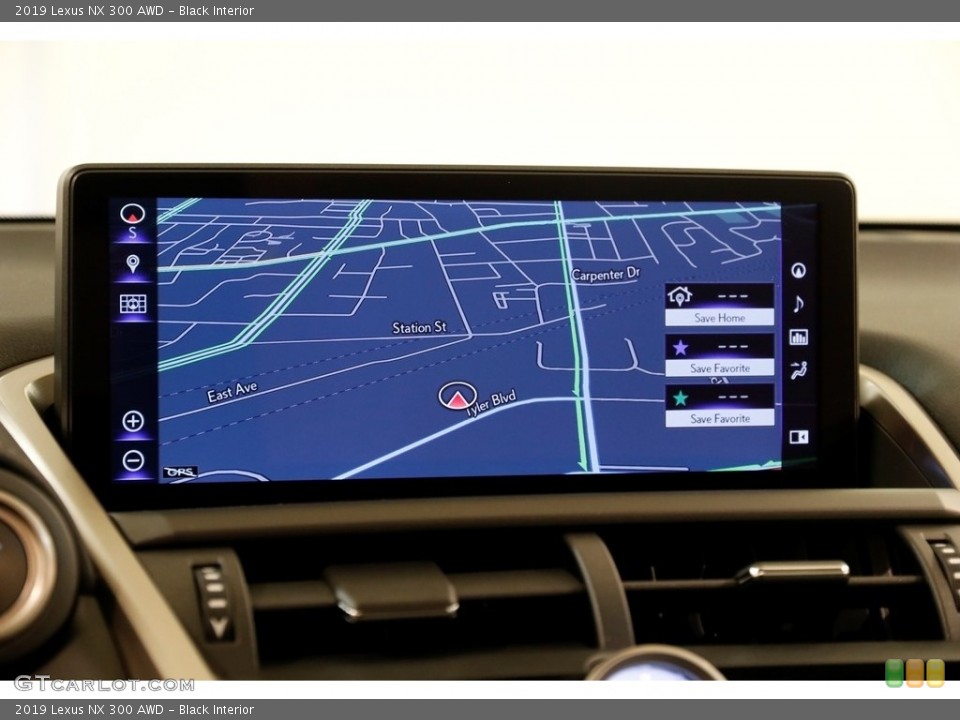 Black Interior Navigation for the 2019 Lexus NX 300 AWD #132162600