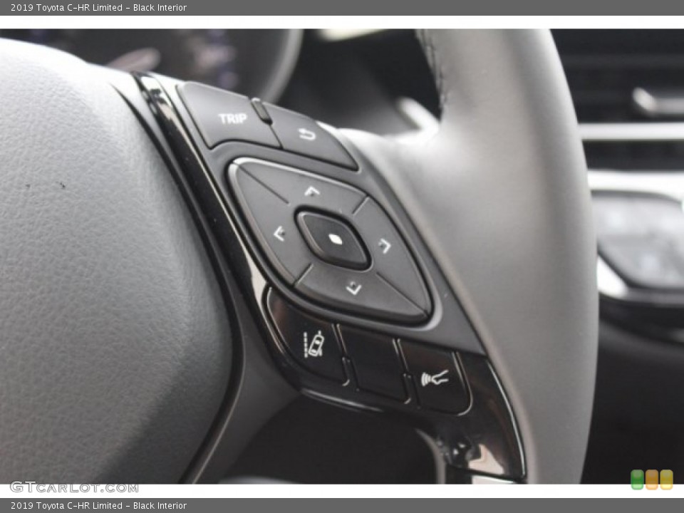 Black Interior Steering Wheel for the 2019 Toyota C-HR Limited #132167571