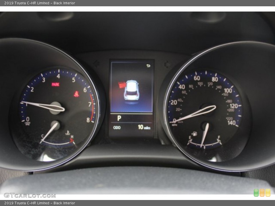 Black Interior Gauges for the 2019 Toyota C-HR Limited #132167700