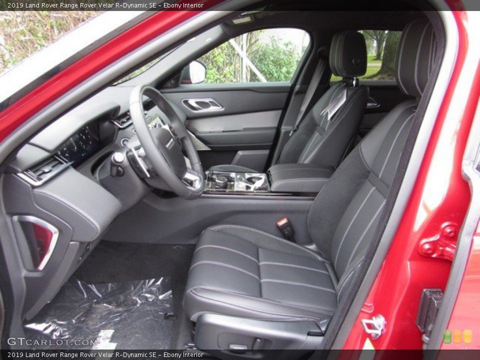 Ebony Interior Front Seat for the 2019 Land Rover Range Rover Velar R-Dynamic SE #132175652