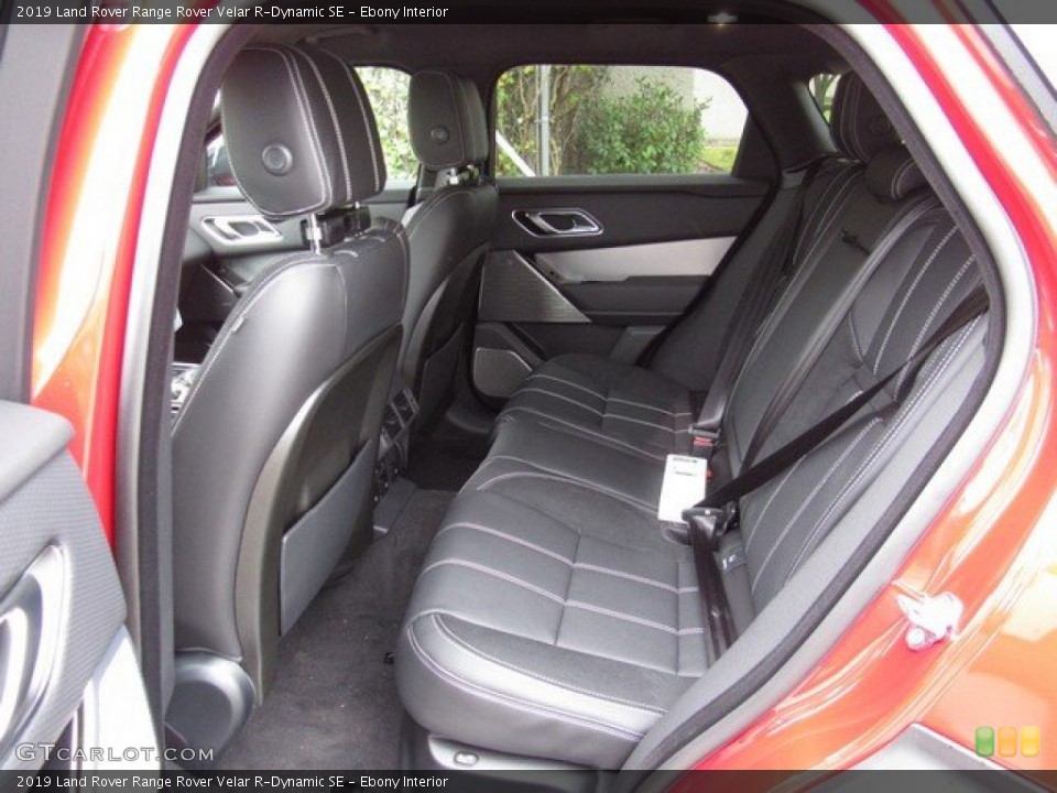 Ebony Interior Rear Seat for the 2019 Land Rover Range Rover Velar R-Dynamic SE #132175676
