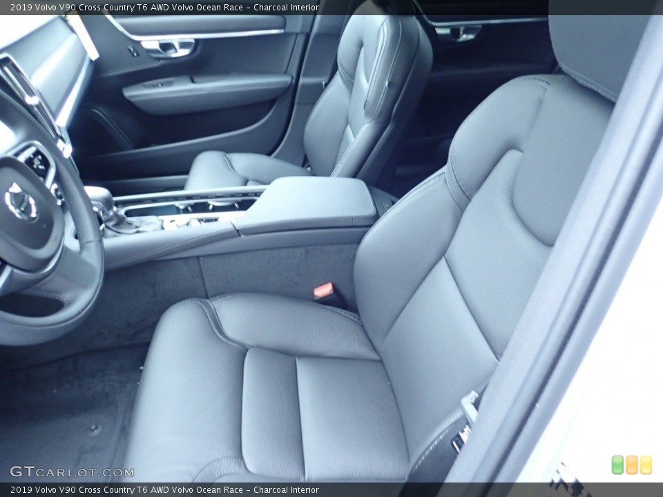 Charcoal Interior Front Seat for the 2019 Volvo V90 Cross Country T6 AWD Volvo Ocean Race #132179477