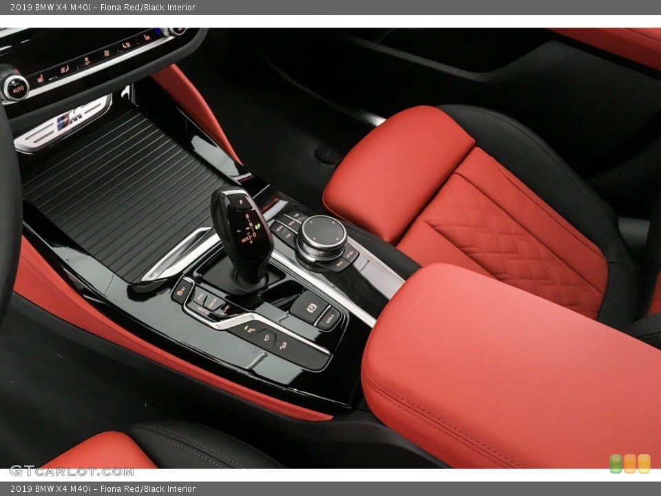 Fiona Red/Black Interior Controls for the 2019 BMW X4 M40i #132200297