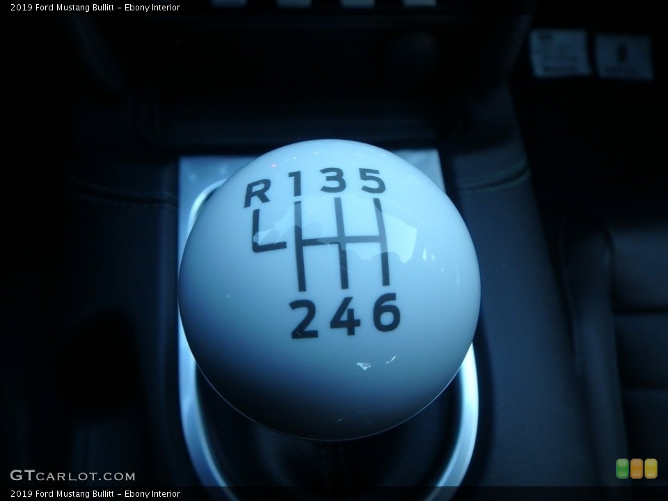 Ebony Interior Transmission for the 2019 Ford Mustang Bullitt #132211035