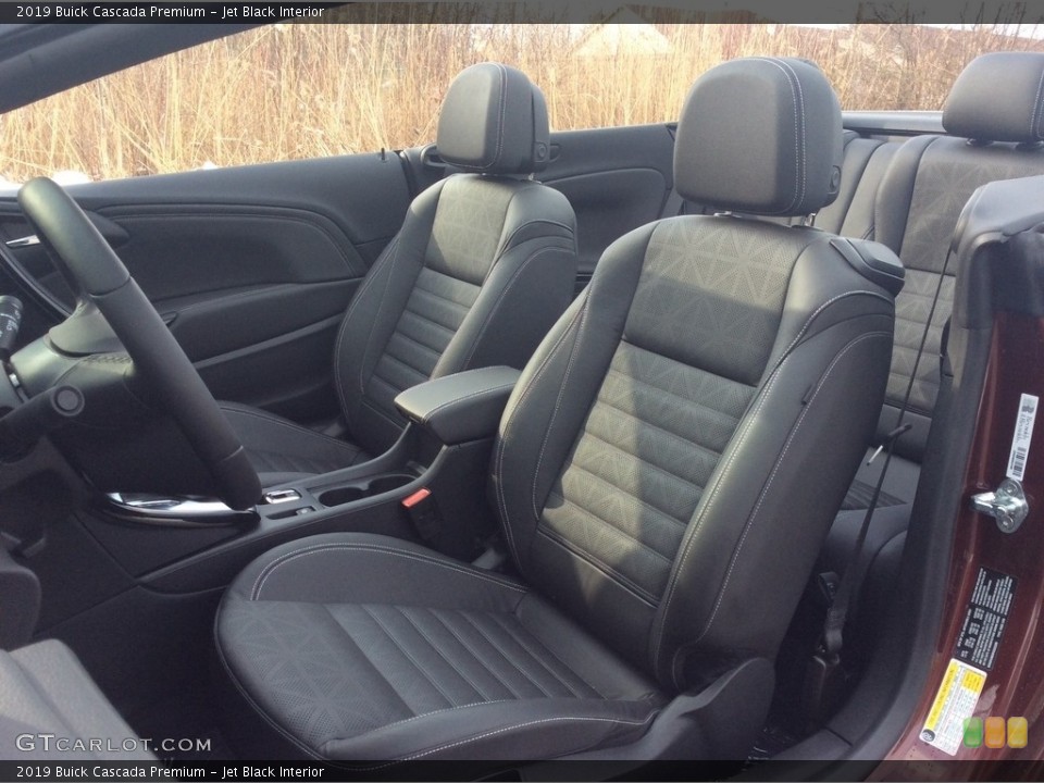Jet Black Interior Front Seat for the 2019 Buick Cascada Premium #132214518