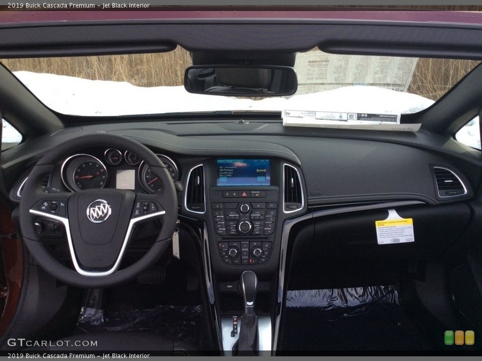 Jet Black Interior Dashboard for the 2019 Buick Cascada Premium #132214539