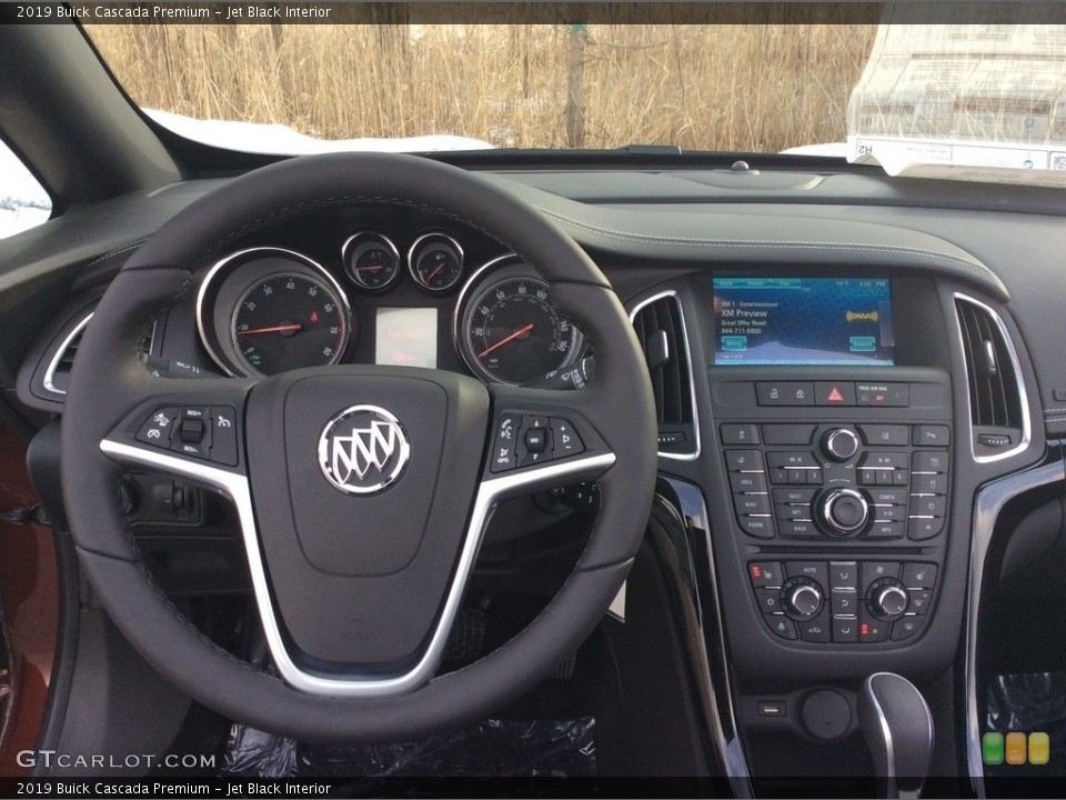 Jet Black Interior Steering Wheel for the 2019 Buick Cascada Premium #132214560