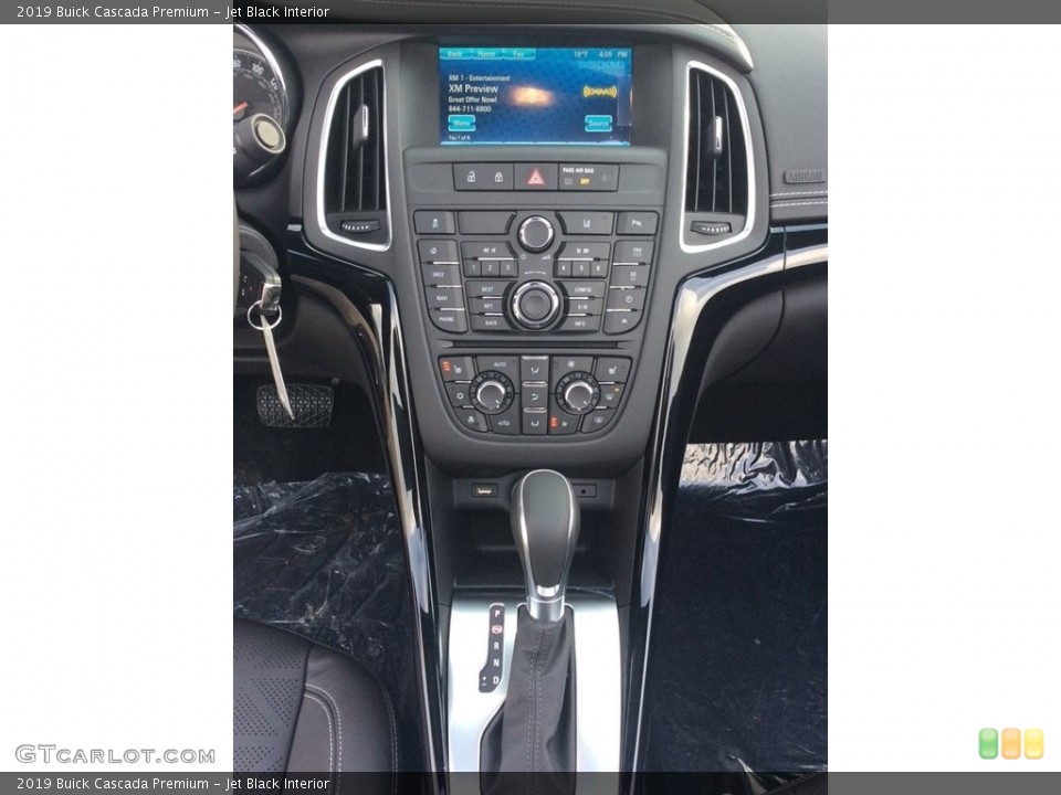 Jet Black Interior Controls for the 2019 Buick Cascada Premium #132214570