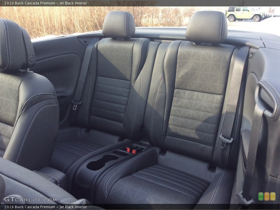Jet Black Interior Rear Seat for the 2019 Buick Cascada Premium #132214638