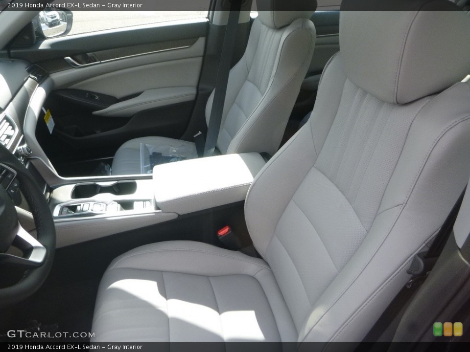 Gray Interior Front Seat for the 2019 Honda Accord EX-L Sedan #132232993