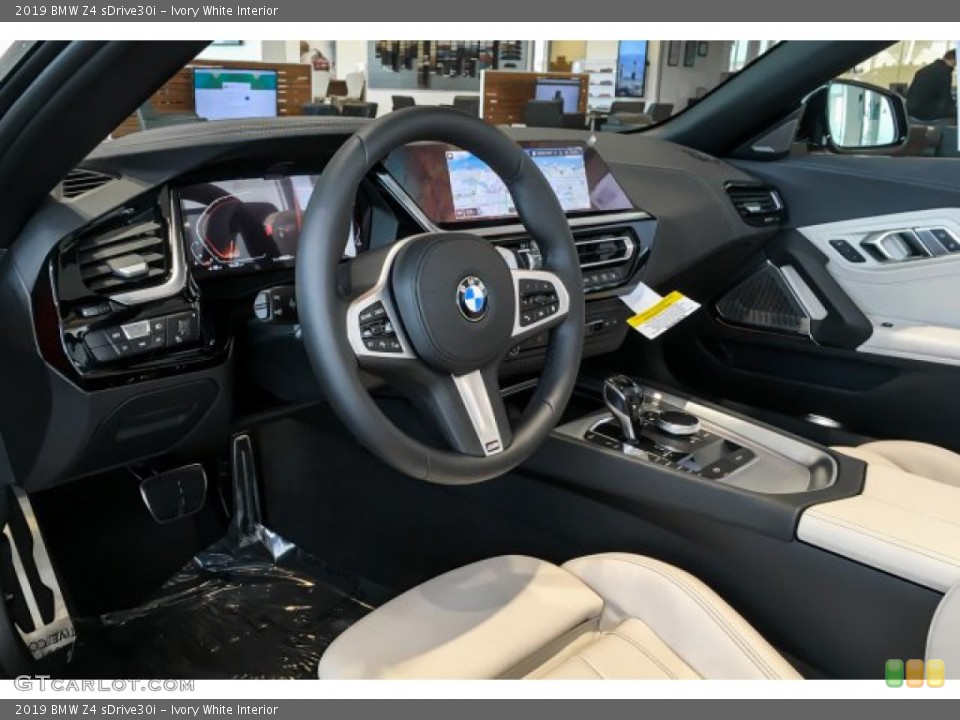 Ivory White Interior Photo for the 2019 BMW Z4 sDrive30i #132235135