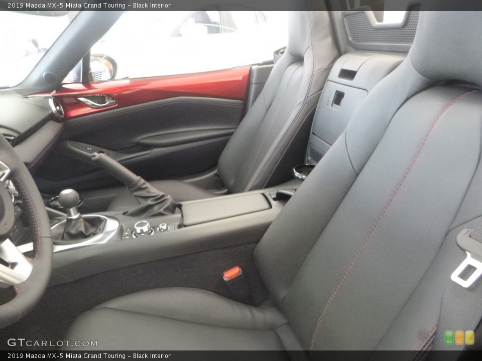 Black Interior Front Seat for the 2019 Mazda MX-5 Miata Grand Touring #132235960