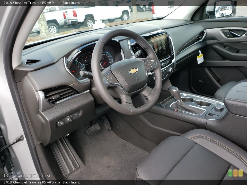Jet Black Interior Photo for the 2019 Chevrolet Traverse RS AWD #132240970