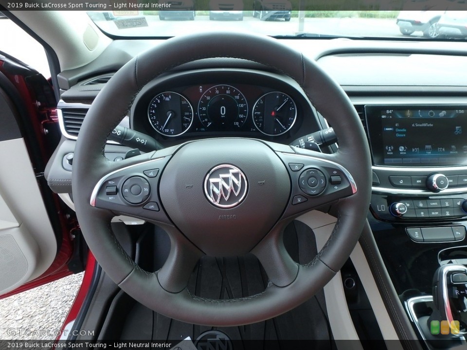 Light Neutral Interior Steering Wheel for the 2019 Buick LaCrosse Sport Touring #132257045