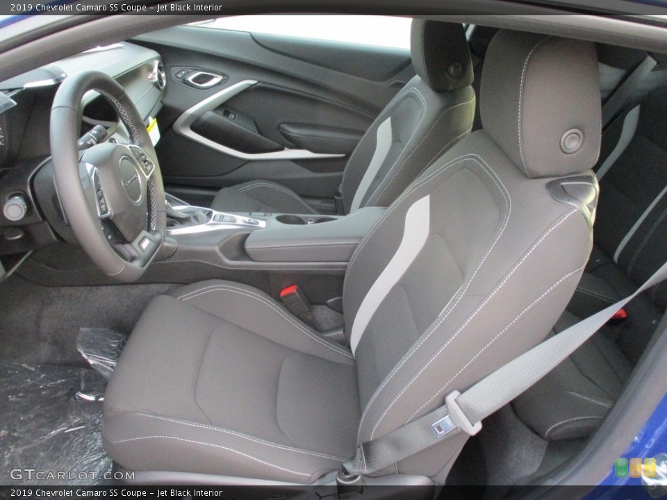 Jet Black Interior Front Seat for the 2019 Chevrolet Camaro SS Coupe #132266876
