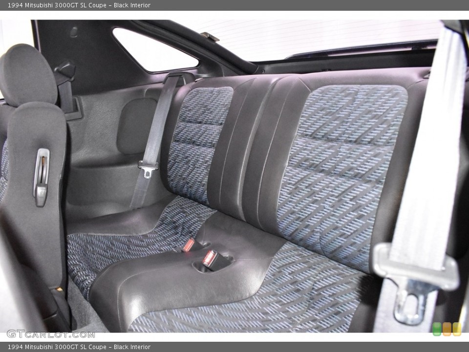 Black Interior Rear Seat for the 1994 Mitsubishi 3000GT SL Coupe #132267664