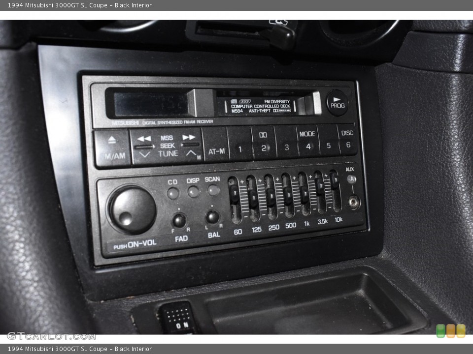Black Interior Audio System for the 1994 Mitsubishi 3000GT SL Coupe #132267744