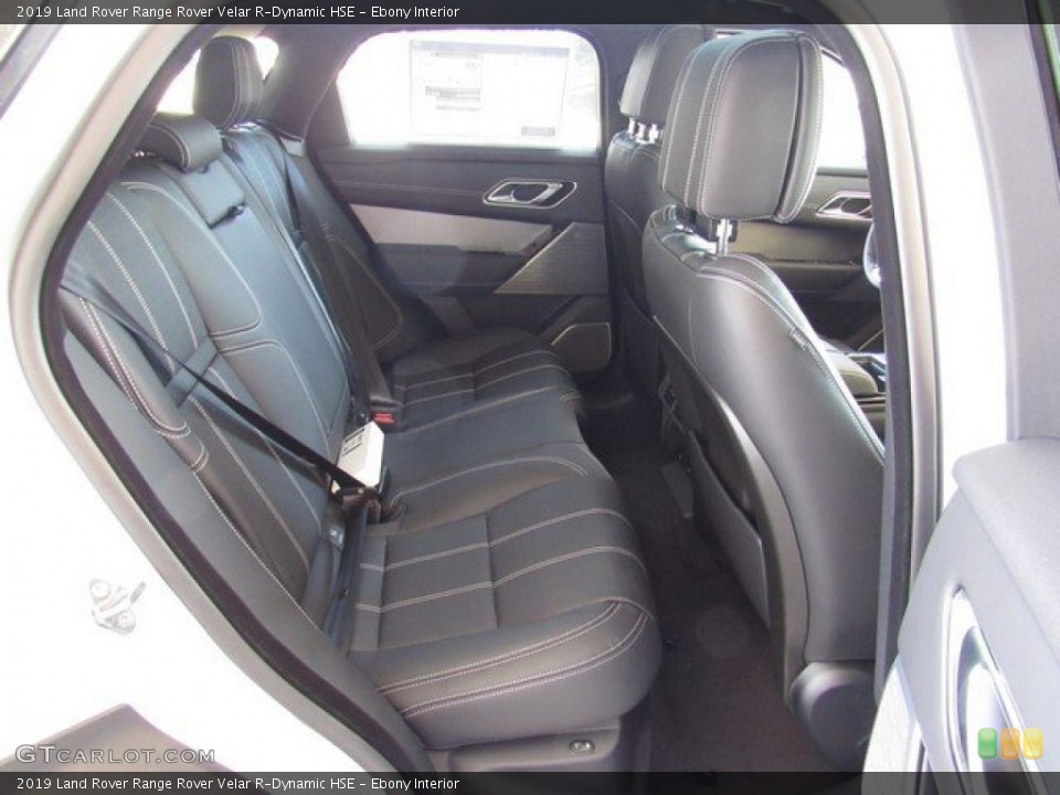 Ebony Interior Rear Seat for the 2019 Land Rover Range Rover Velar R-Dynamic HSE #132277852