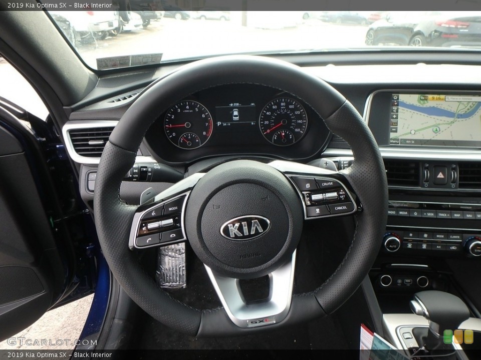 Black Interior Steering Wheel for the 2019 Kia Optima SX #132282703