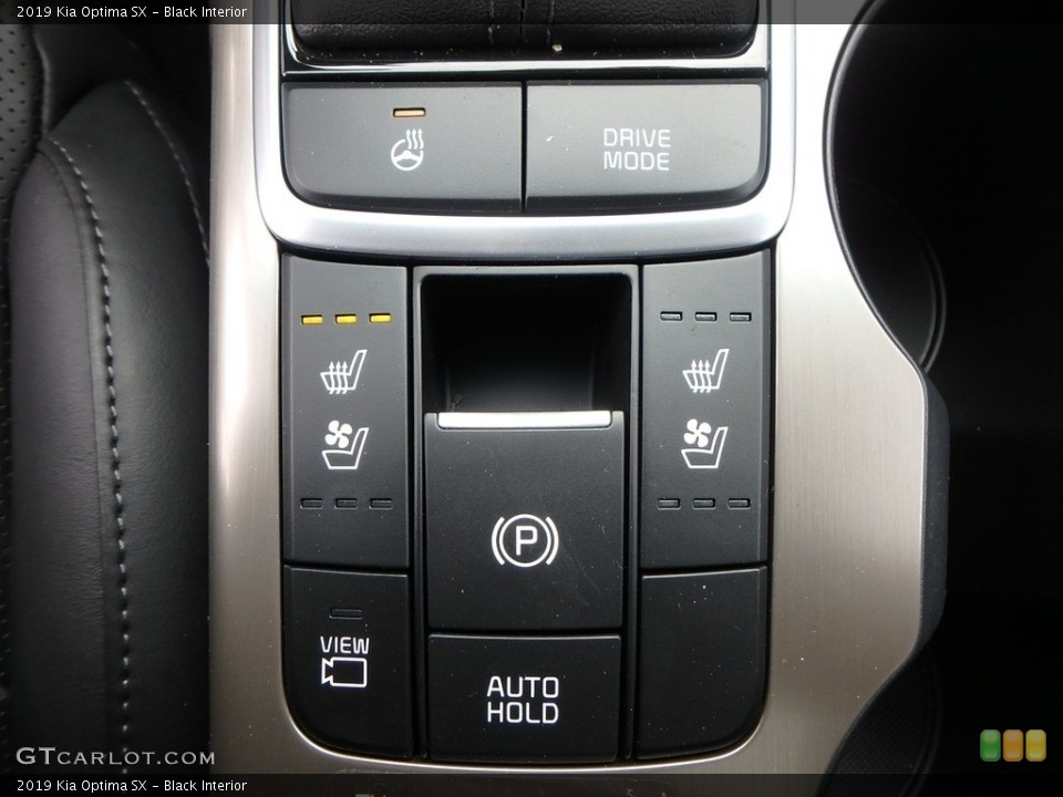 Black Interior Controls for the 2019 Kia Optima SX #132282712