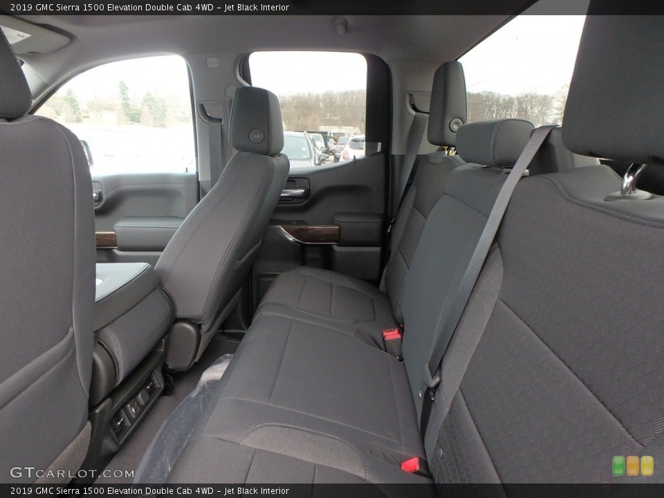 Jet Black Interior Rear Seat for the 2019 GMC Sierra 1500 Elevation Double Cab 4WD #132282985