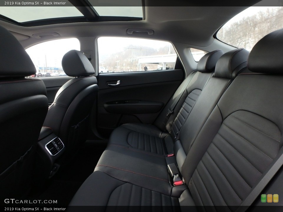 Black Interior Rear Seat for the 2019 Kia Optima SX #132283159