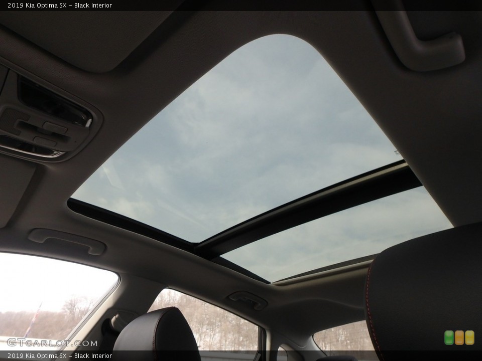 Black Interior Sunroof for the 2019 Kia Optima SX #132283189