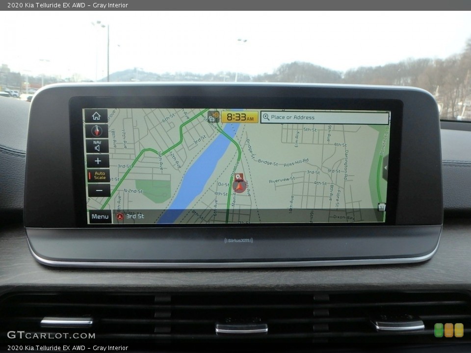 Gray Interior Navigation for the 2020 Kia Telluride EX AWD #132283378