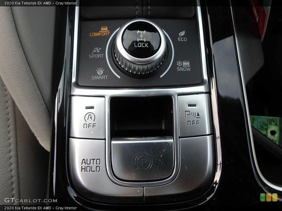 Gray Interior Controls for the 2020 Kia Telluride EX AWD #132283393
