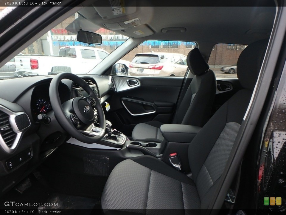 Black Interior Front Seat for the 2020 Kia Soul LX #132283489