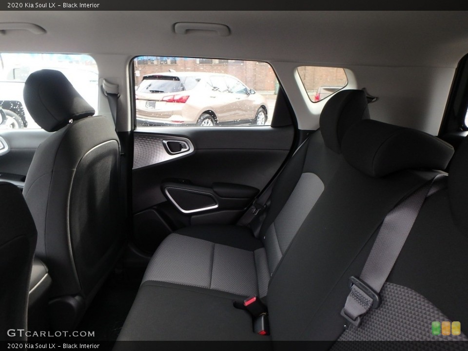Black Interior Rear Seat for the 2020 Kia Soul LX #132283498