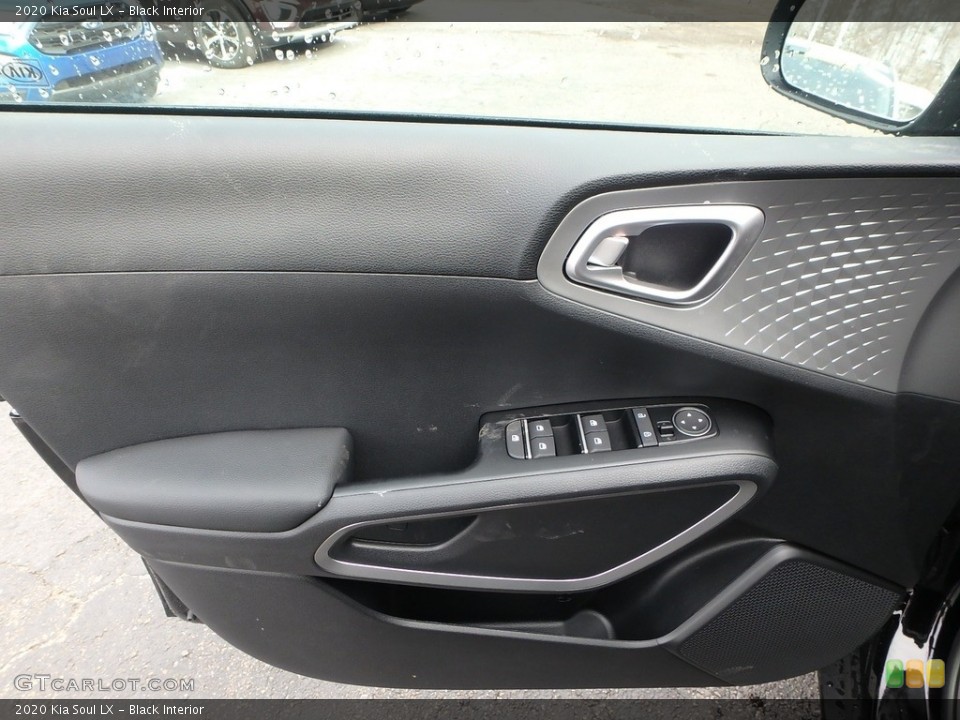 Black Interior Door Panel for the 2020 Kia Soul LX #132283516