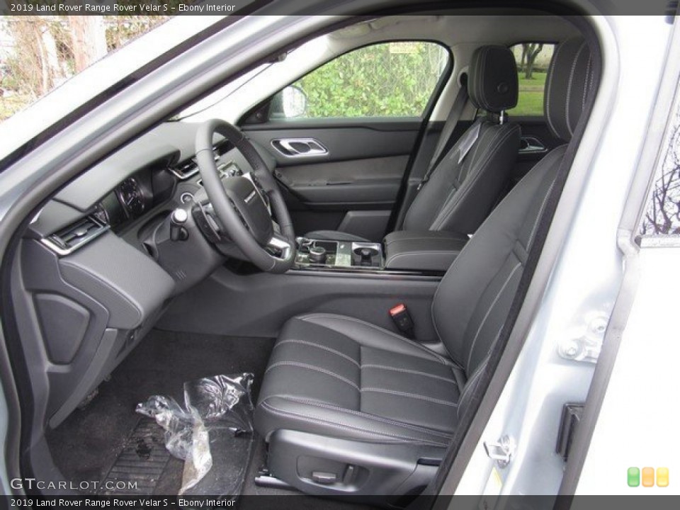 Ebony Interior Photo for the 2019 Land Rover Range Rover Velar S #132289919